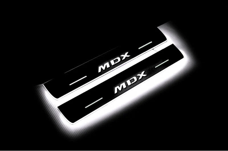 Acura MDX II 2006-2013 LED Door Sills PRO With Logo MDX - Image 10