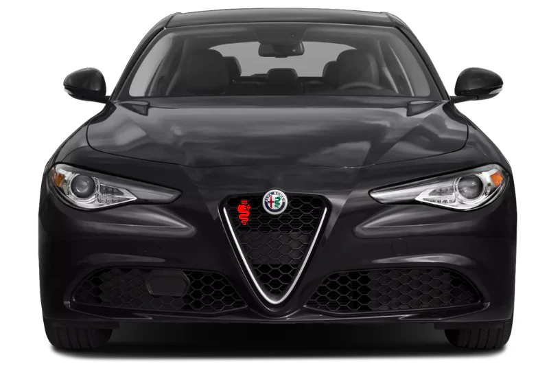 Alfa Romeo Emblem & Badge Set - Grille and Tailgate Alfa Romeo logo (Type 2) - Image 2