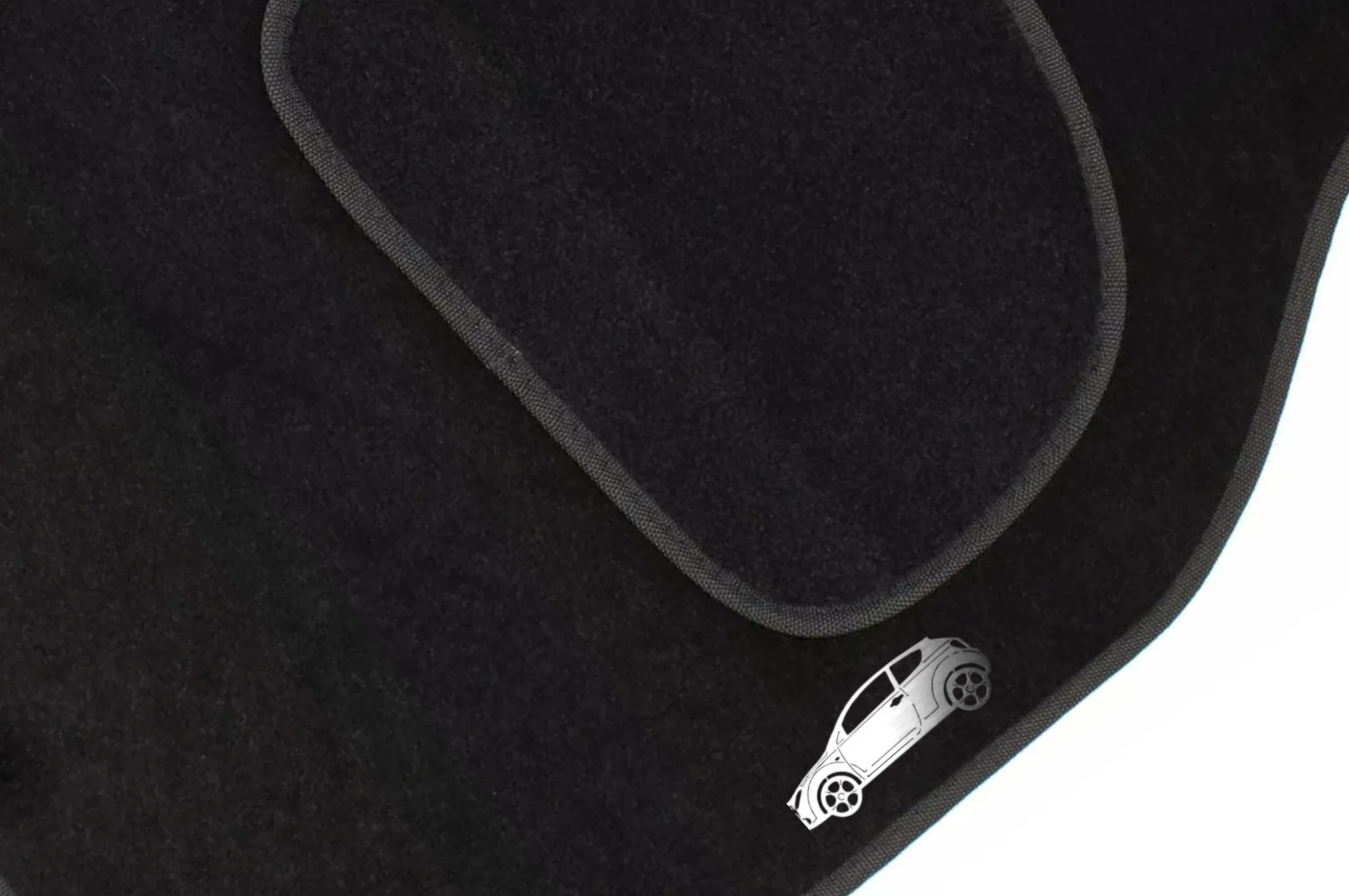 Alfa Romeo MiTo (2008+) Floor Mat Emblem Set β Stainless Steel Badges