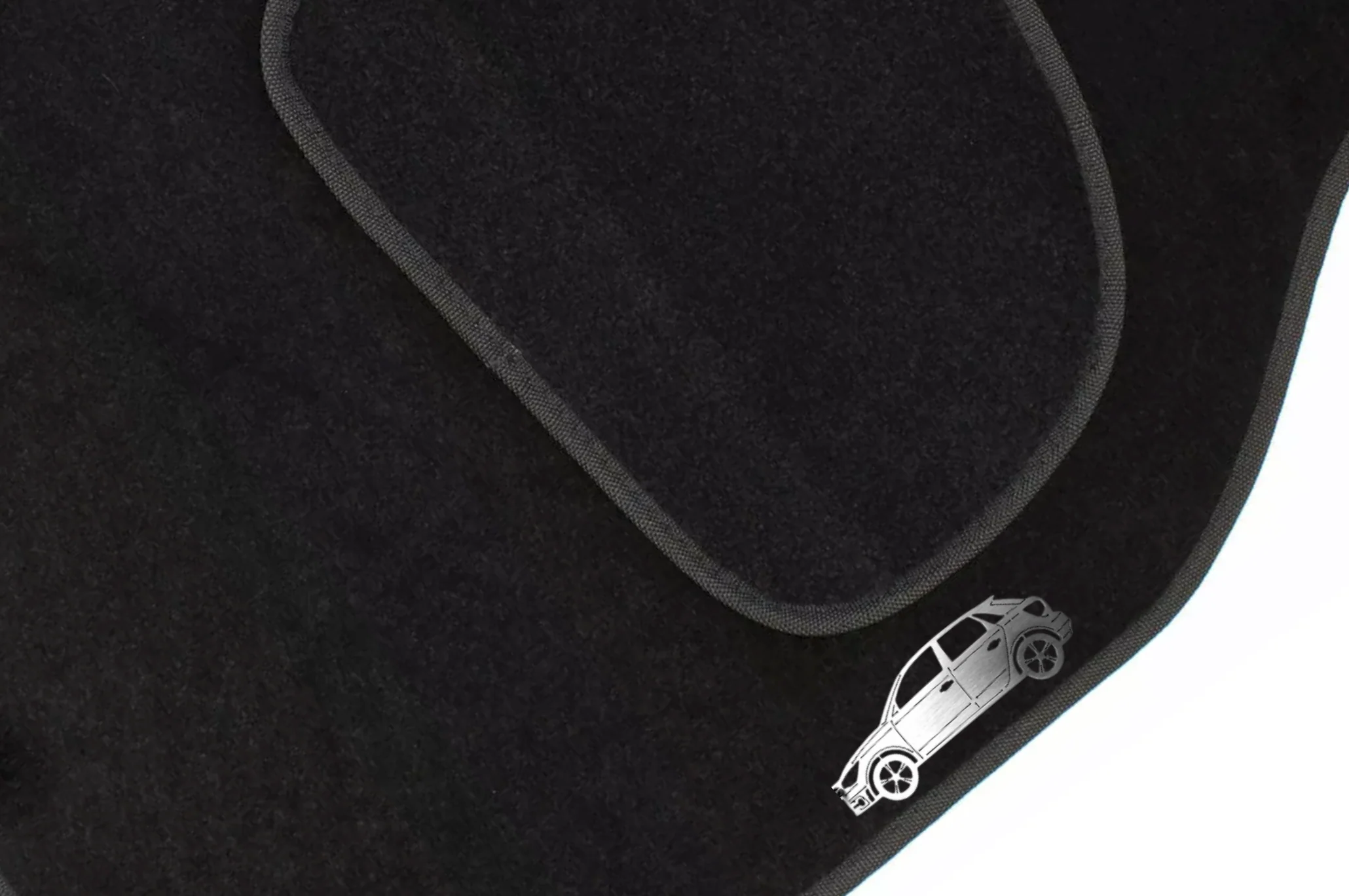 Audi A1 I (2010-2018) Floor Mat Emblem Set – Stainless Steel Badges
