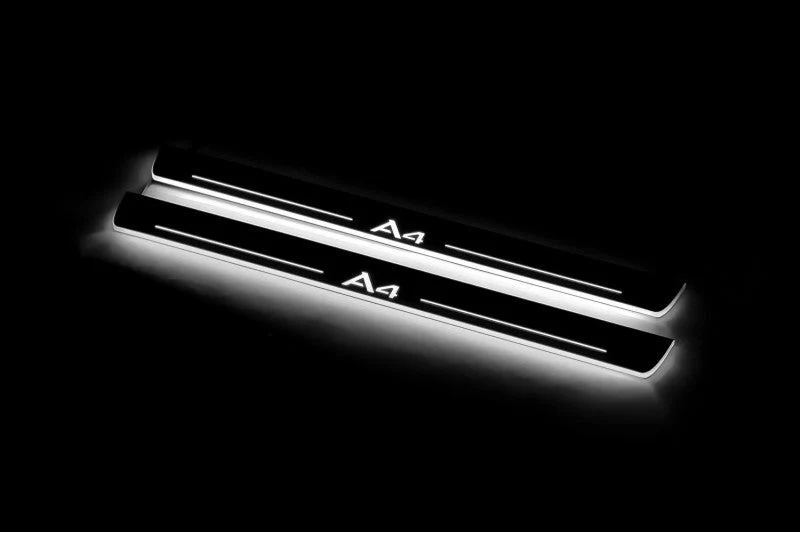 Audi A4 B8 2007-2016 Auto Door Sills With Logo A4 - Image 3
