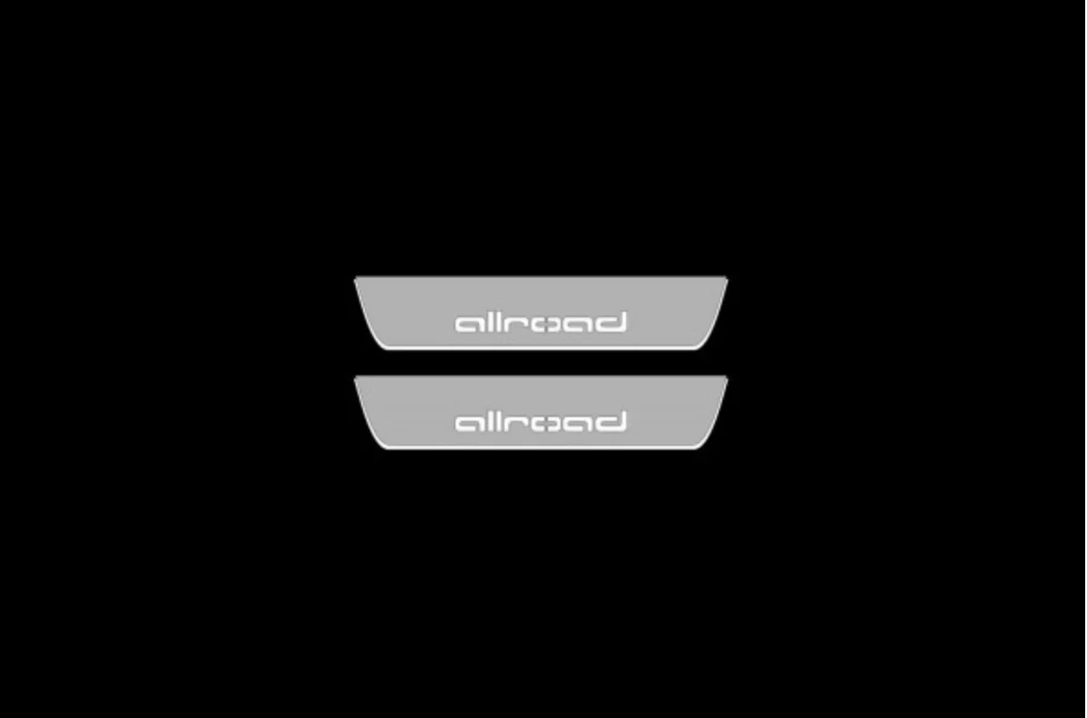 Audi Allroad A4 B8 2009-2016 Auto Door Sills With Logo Allroad - Image 2
