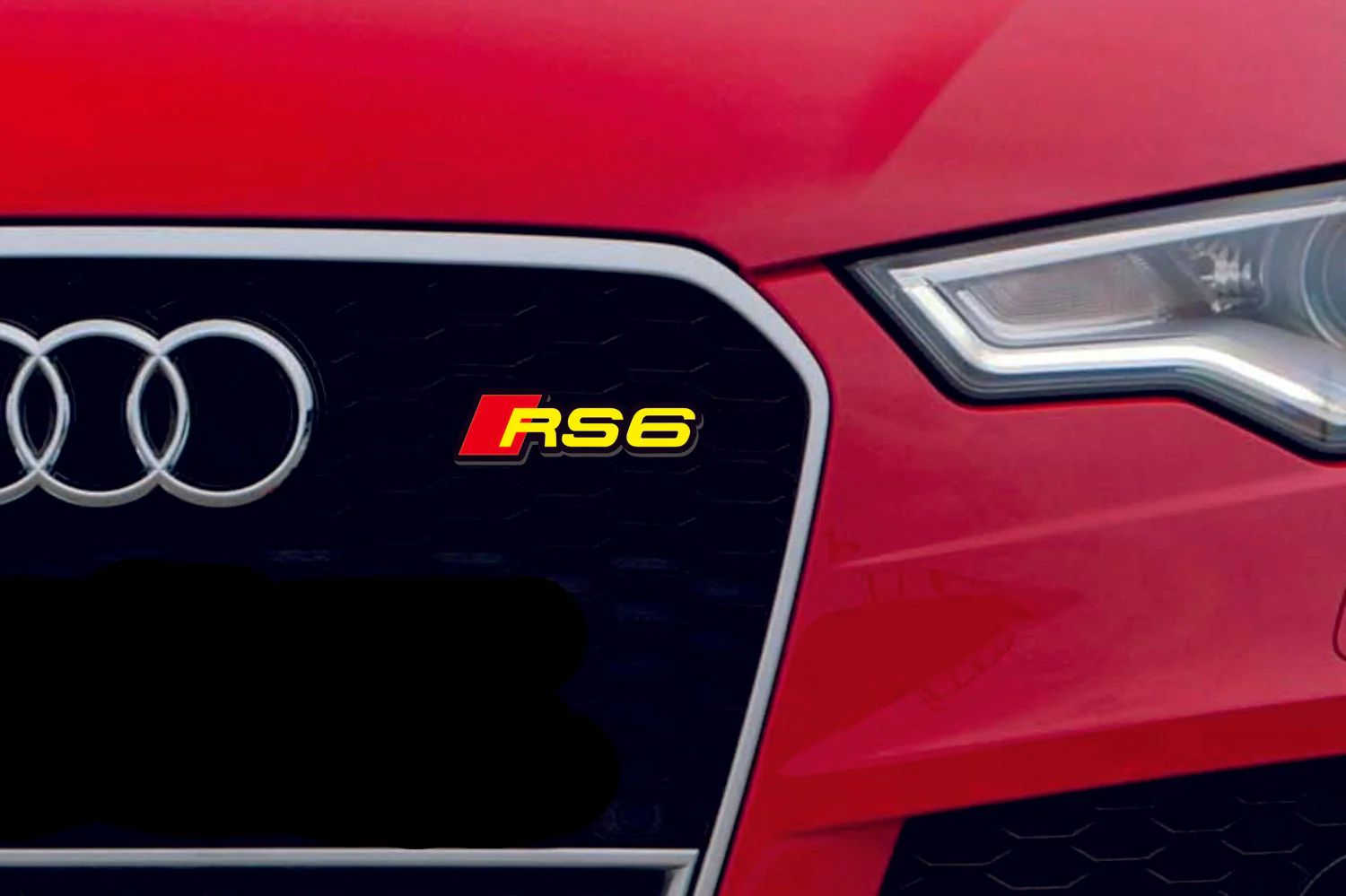 Audi Emblem & Badge Set - Grille and Tailgate RS6 logo (Type 2) - Image 2