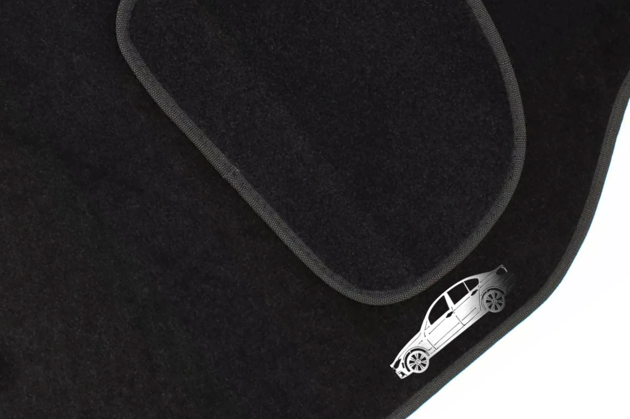 BMW 3 F30 (2012-2019) Floor Mat Emblem Set – Stainless Steel Badges