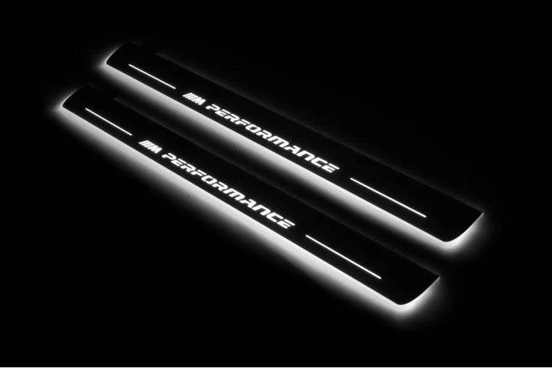 BMW 5 E39 1995-2004 LED Door Sills PRO With M Perfomance Logo - Image 3