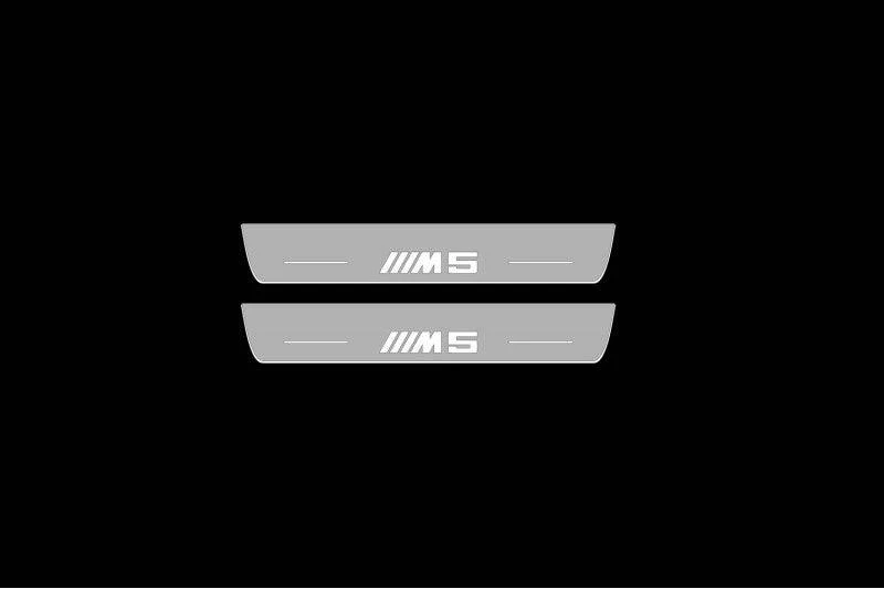 BMW 5 E61 2007-2010 LED Door Sills PRO With M5 Logo - Image 2