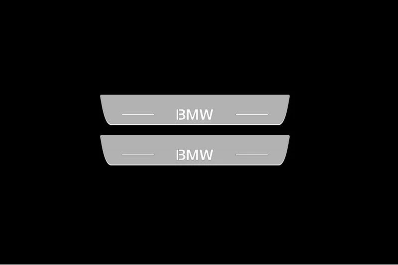 BMW 5 E90 2008-2013 LED Door Sills PRO With BMW Logo - Image 2