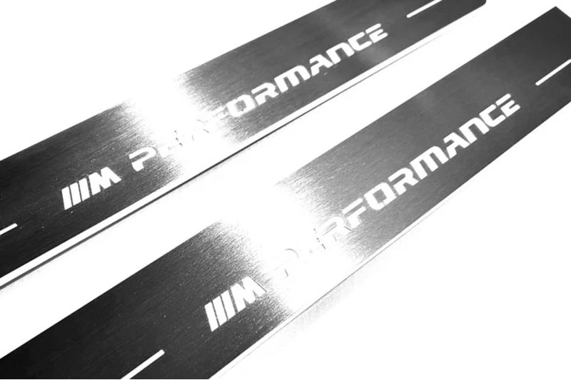 BMW 5 G30 2017-2023 Led Door Sill Pro with M Performance logo - Image 8