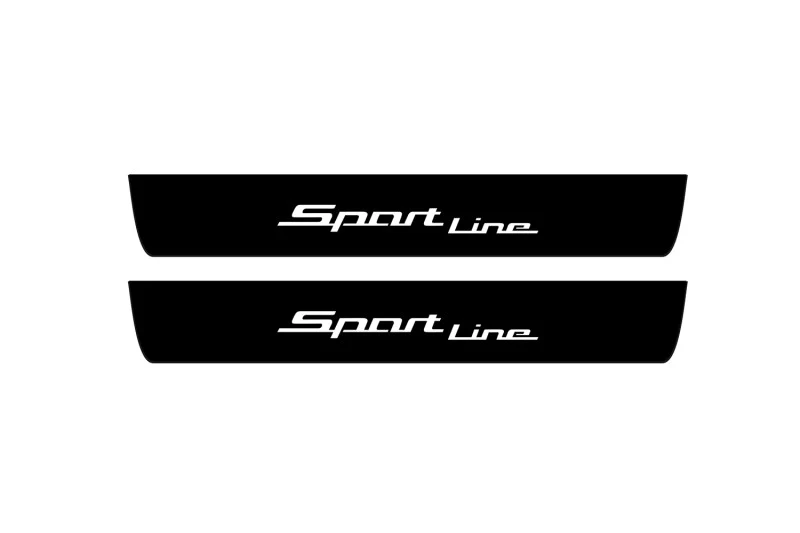 BMW 5 G60 2023+ Led Door Sill Pro With Logo Sport Line (Premium Painting)