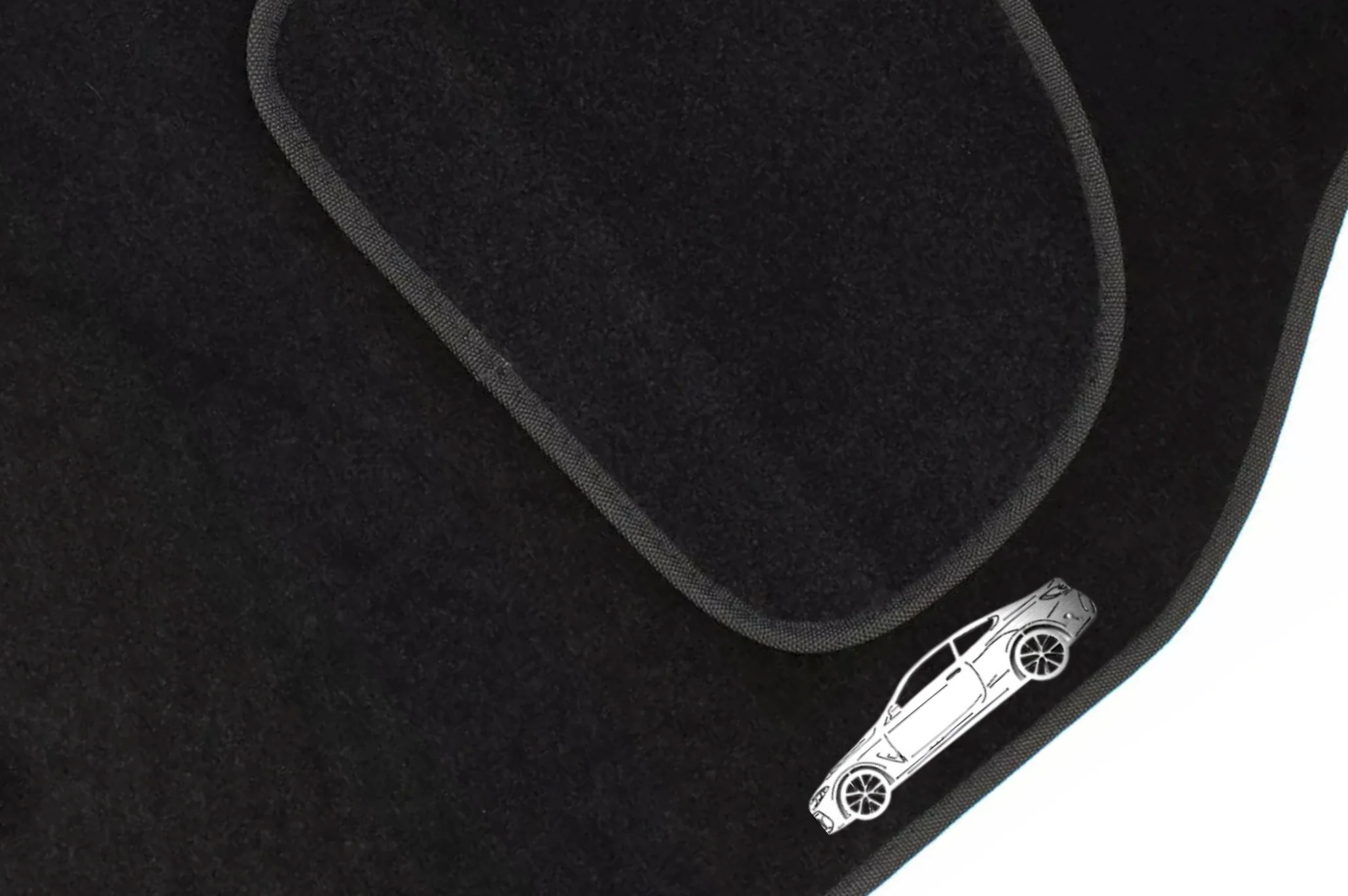 BMW 8 II (2018+) Floor Mat Emblem Set – Stainless Steel Badges