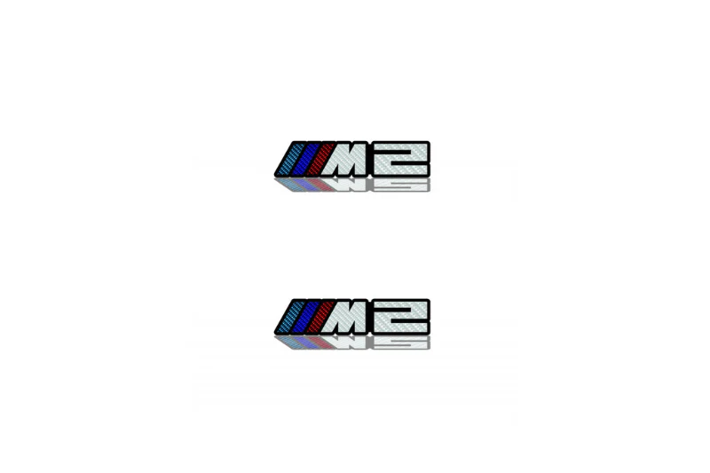 BMW Emblem & Badge Set - Grille and Tailgate M2 logo (type Carbon)
