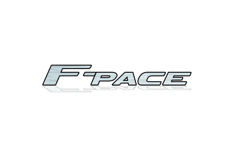 Jaguar tailgate trunk rear 3D emblem with F-Pace logo (type MIXT) - Image 3