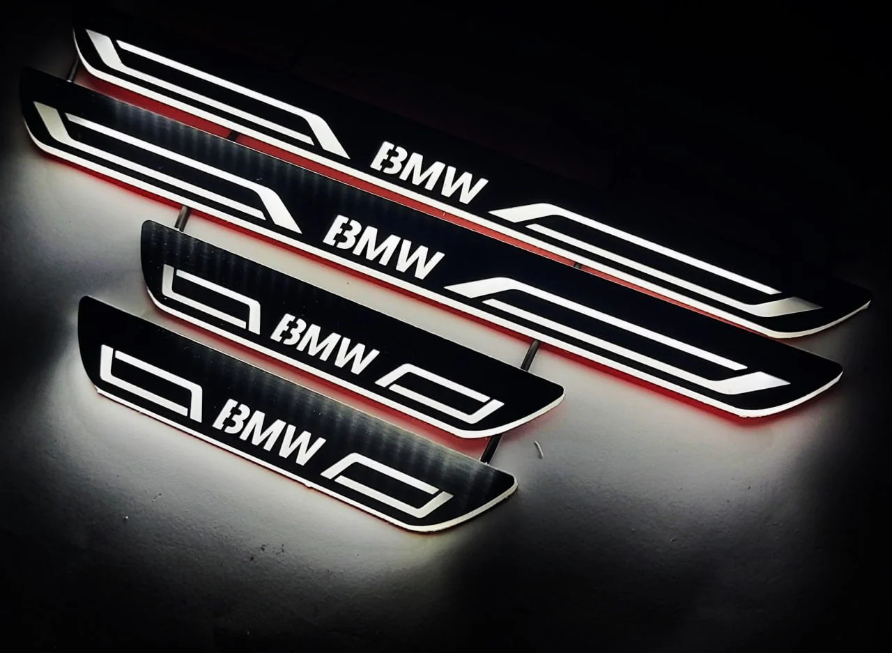 BMW X1 E84 2009-2015 LED Door Sills PRO With BMW LINE Logo - Image 7