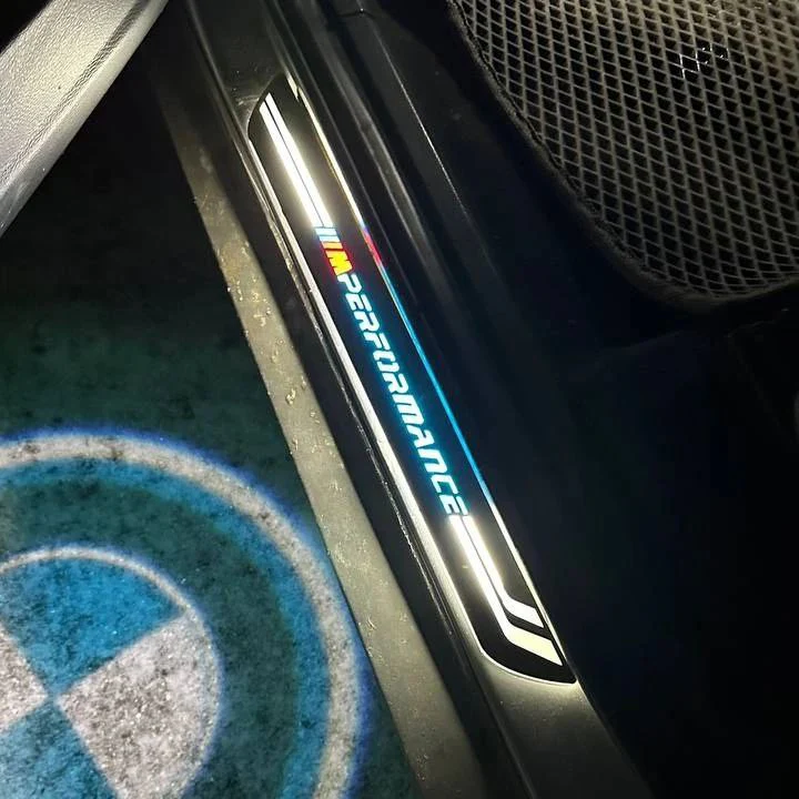 BMW X1 E84 2009-2015 LED Door Sills PRO With M Perfomance Logo - Image 8