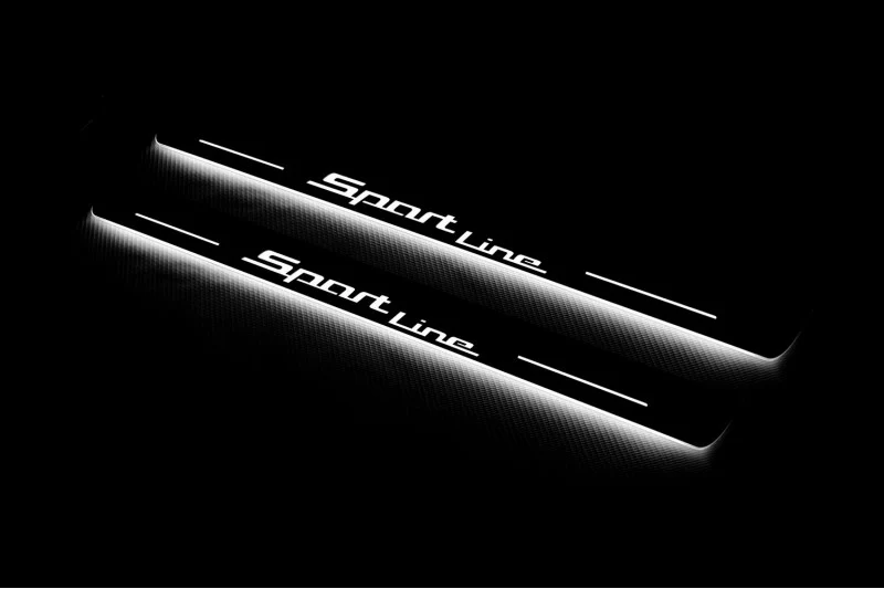 BMW X5 E70 2006-2013 Door Sill Led Plate With Sport Line Logo - Image 3