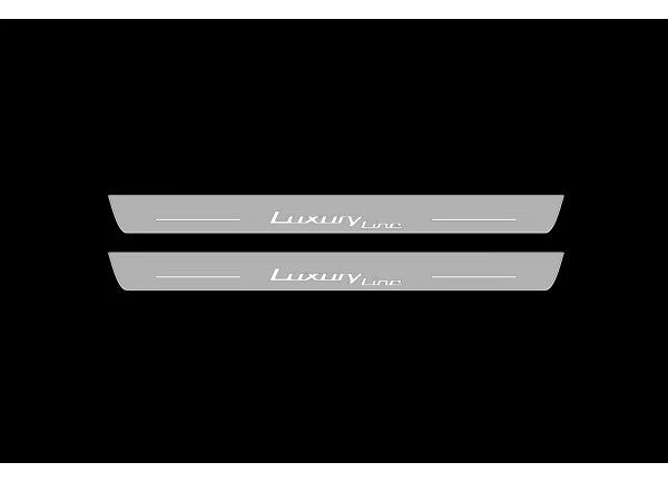 BMW X5 F15 2013-2018 LED Car Door Sill With Luxury Line Logo