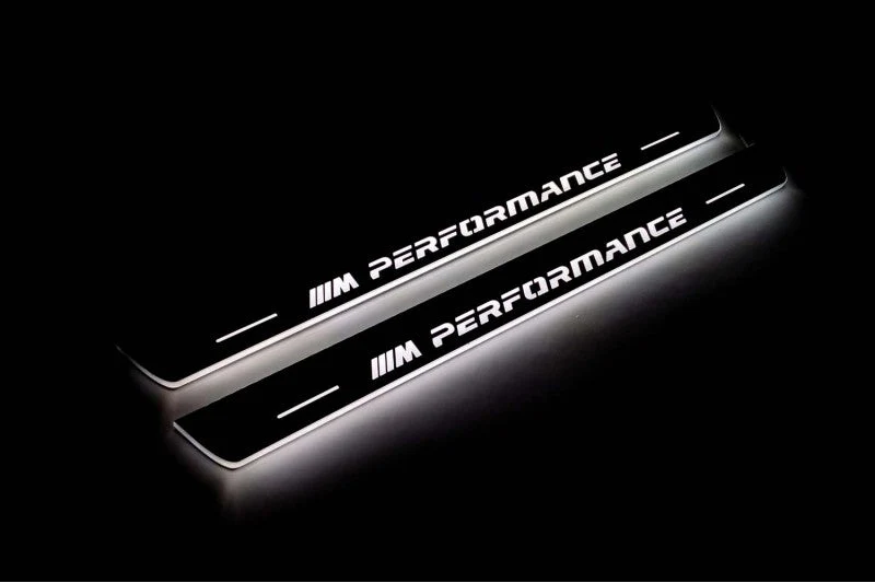 BMW X5 F15 2013-2018 LED Door Sills PRO With M Perfomance Logo