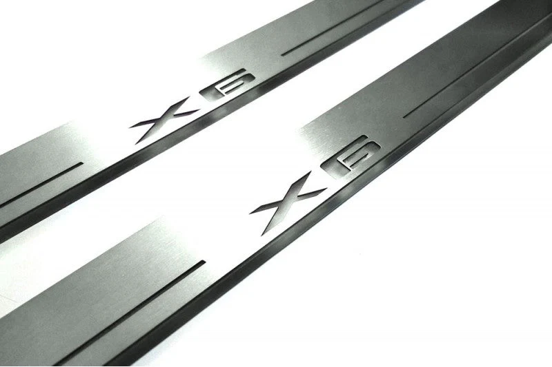 BMW X6 F16 2015-2019 Door Sill Lights With X6 Logo - Image 8