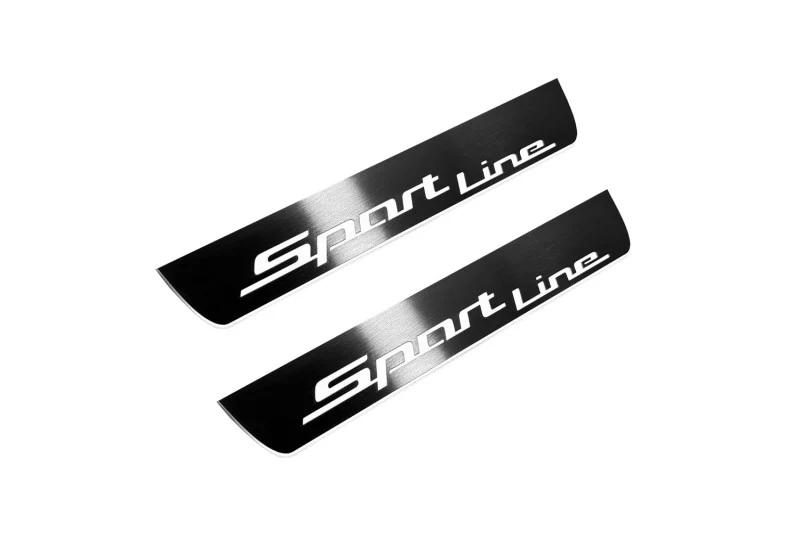 BMW X6 F16 2015-2019 Door Sill Protectors With Sport Line Logo - Image 14
