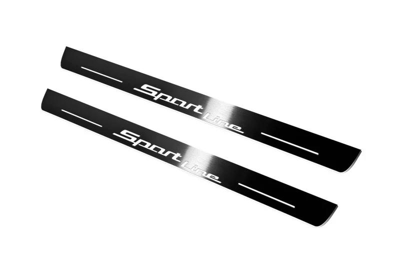 BMW X6 F16 2015-2019 Door Sill Protectors With Sport Line Logo - Image 7