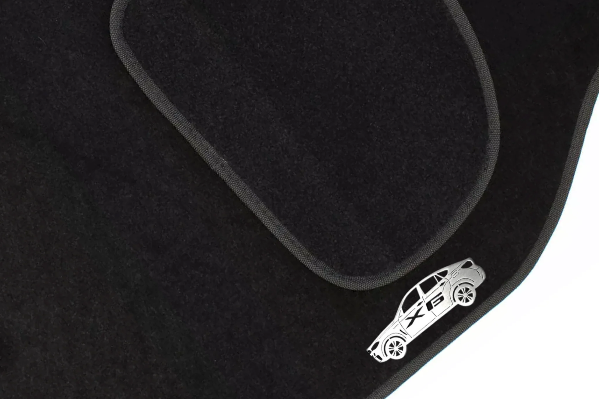 BMW X6 F16 (2015-2019) Floor Mat Emblem Set – Stainless Steel Badges