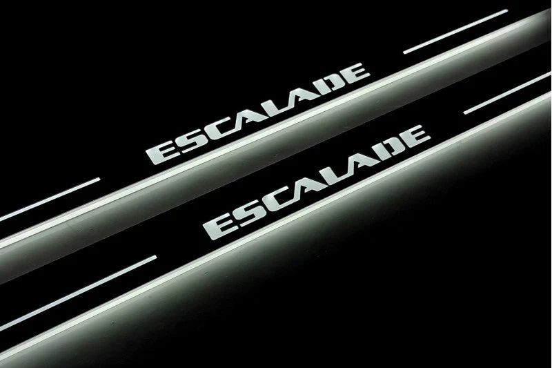 Cadillac Escalade IV 2014-2020 LED Door Sills With Logo Escalade - Image 4