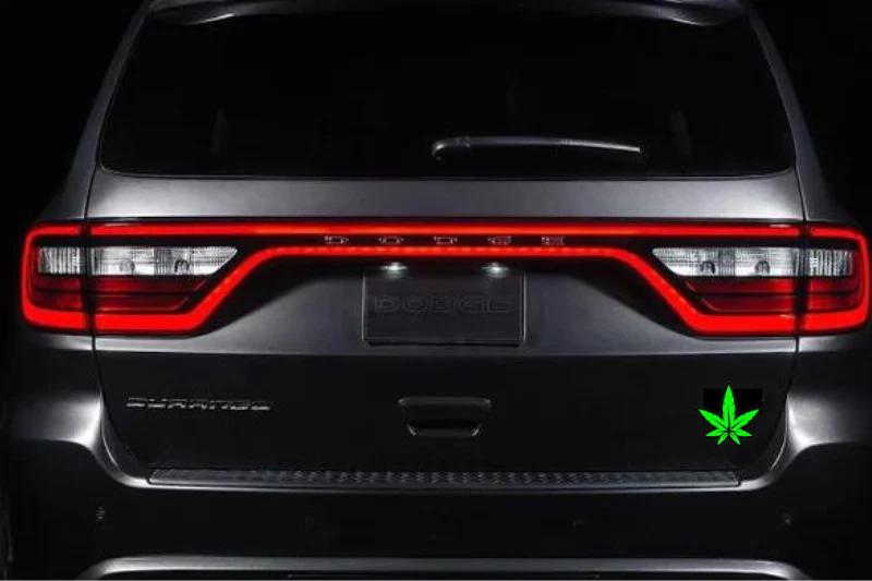 Cannabis tailgate trunk rear emblem with Cannabis logo - Image 2