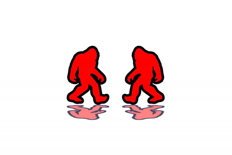 Car emblem badge for fenders with Bigfoot logo