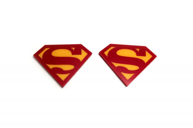 Car emblem badge for fenders with logo Superman - Image 2