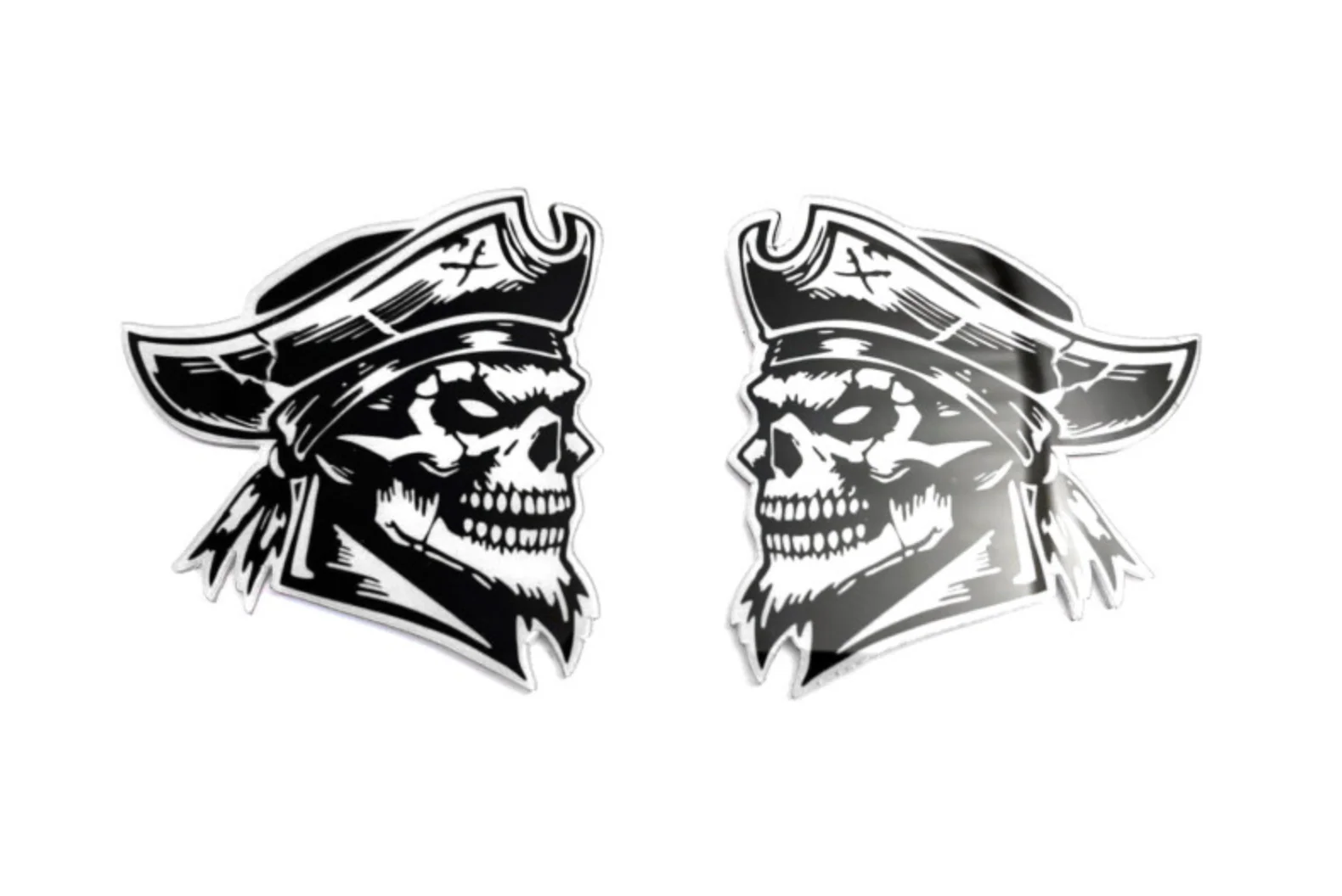 Car emblem badge for fenders with Pirate logo - Image 6