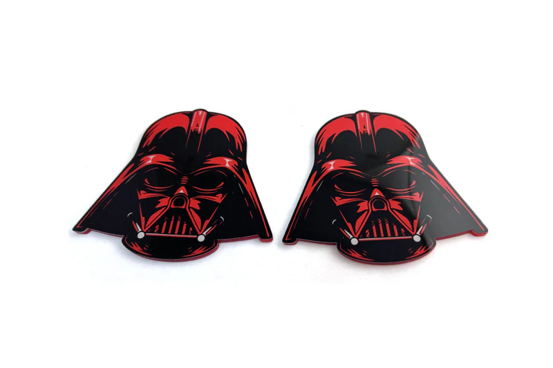 Car emblem badge for fenders with Vader logo - Image 3