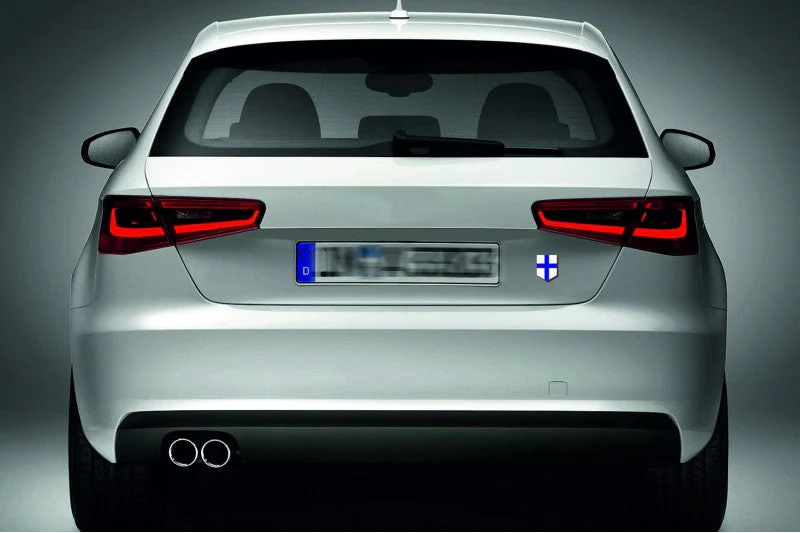 Car emblem badge with flag of Finland - Image 6