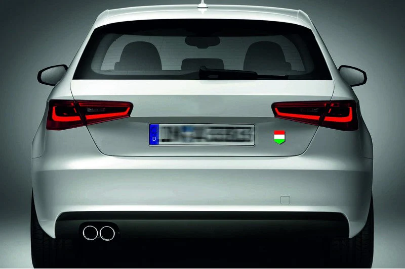 Car emblem badge with flag of Hungary - Image 5