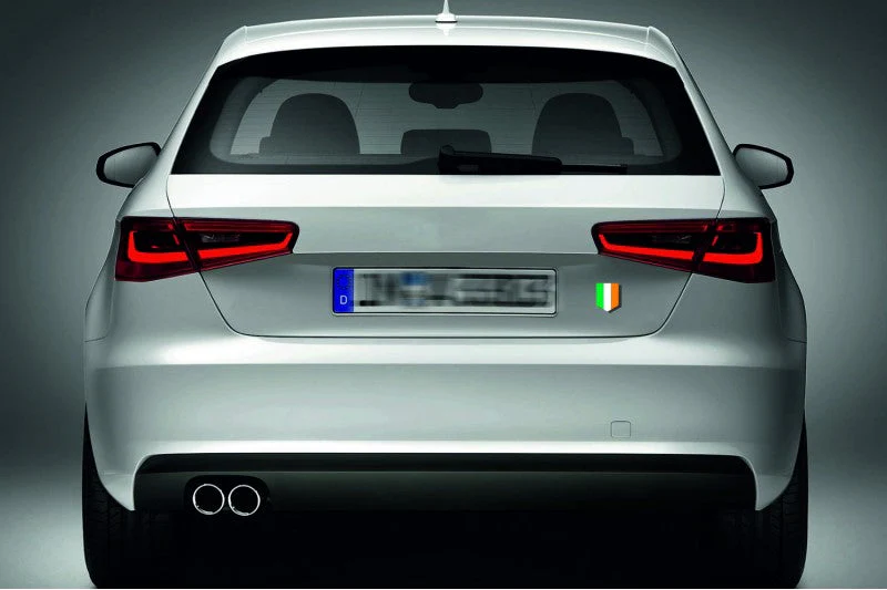 Car emblem badge with flag of Ireland - Image 6