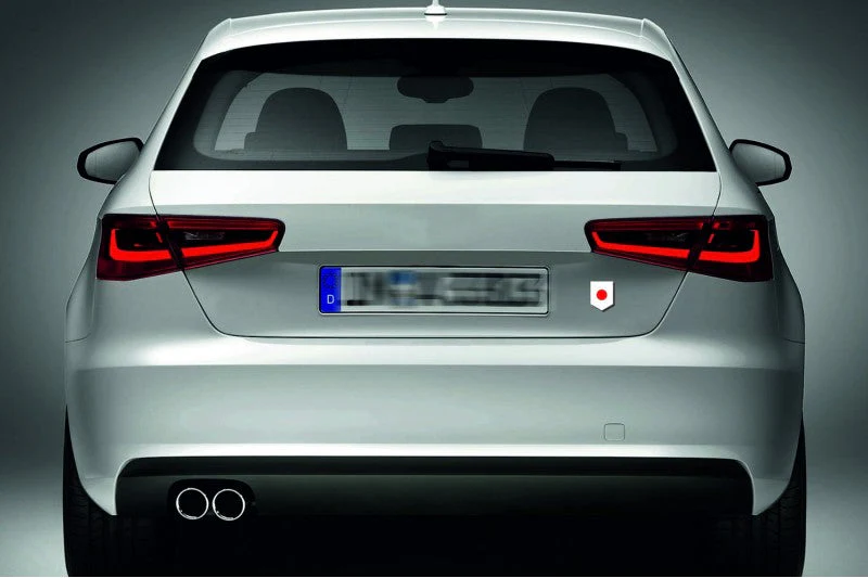 Car emblem badge with flag of Japan - Image 3