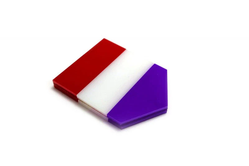 Car emblem badge with flag of Netherlands - Image 3