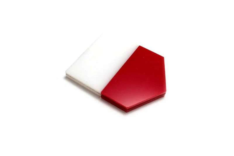Car emblem badge with flag of Poland - Image 3