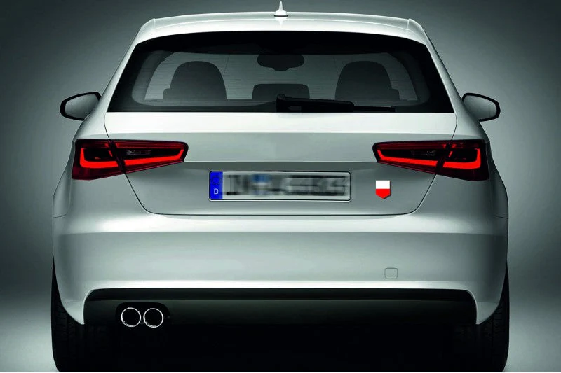 Car emblem badge with flag of Poland - Image 5