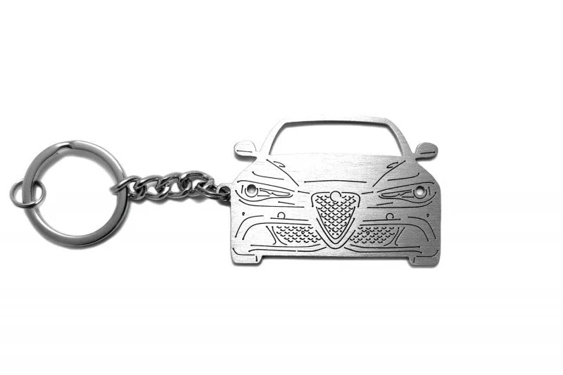 Car Keychain for Alfa Romeo Giulia (type FRONT) - Image 3
