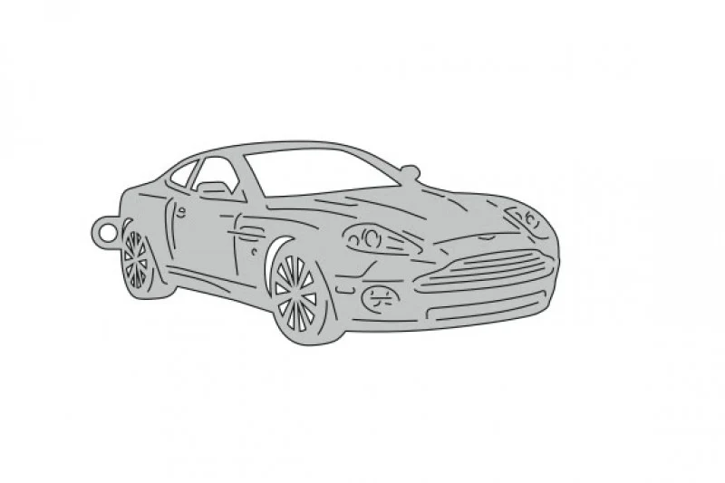 Car Keychain for Aston Martin Vanquish I 2001-2007 (type 3D)