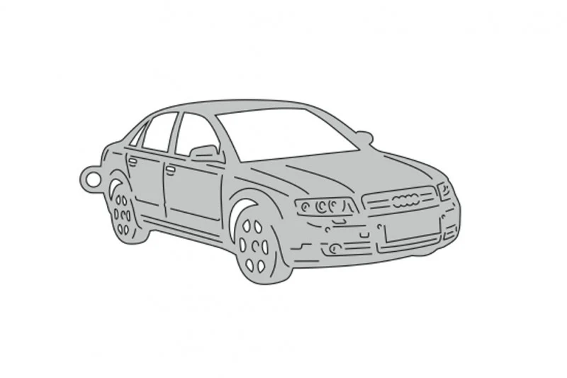 Car Keychain for Audi A4 B6 2000-2004 (type 3D)