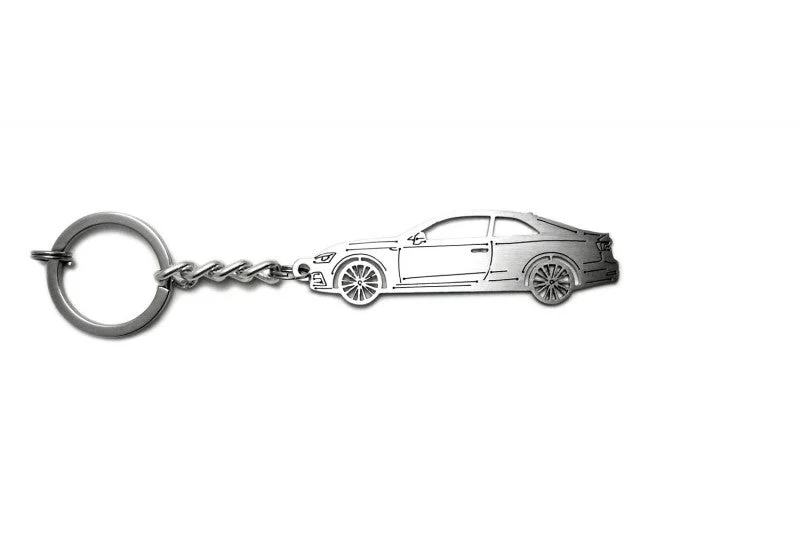 Car Keychain for Audi A5 II (type STEEL) - Image 3