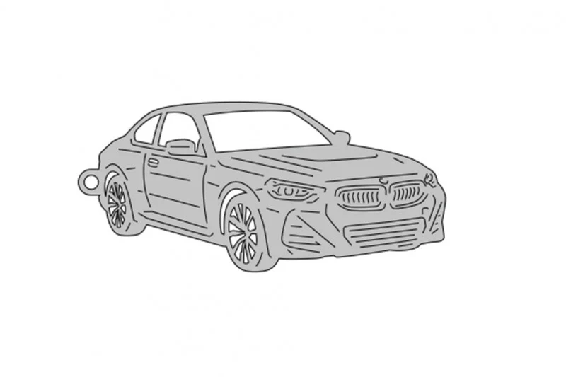 Car Keychain for BMW 2 G42 2021+ (type 3D)