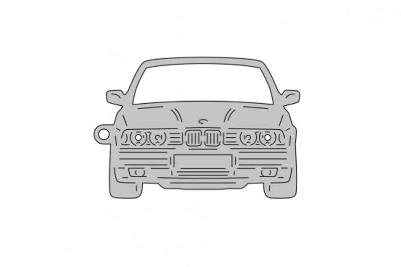Car Keychain for BMW 5 E34 (type FRONT)