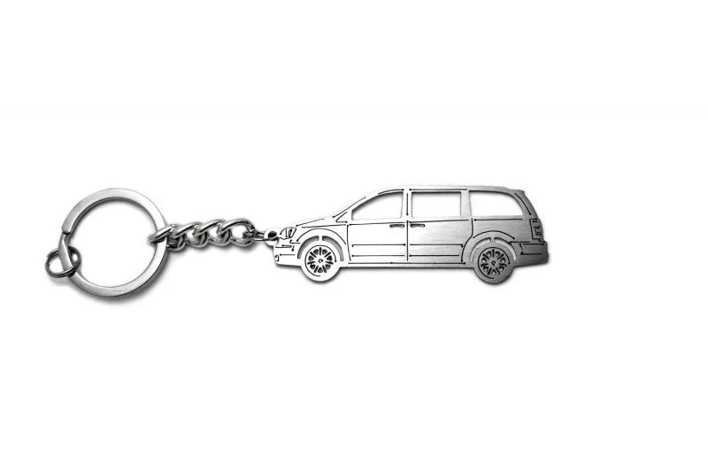 Car Keychain for Chrysler Grand Voyager V (type STEEL) - Image 3
