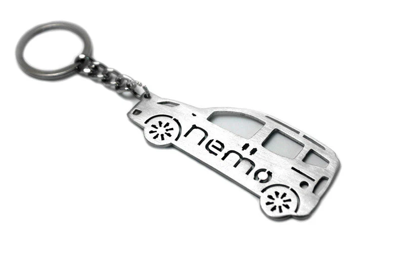 Car Keychain for Citroen Nemo (type STEEL)