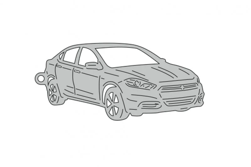 Car Keychain for Dodge Dart 2013-2016 (type 3D)