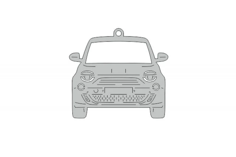 Car Keychain for Fiat 500 2020+ (type FRONT)