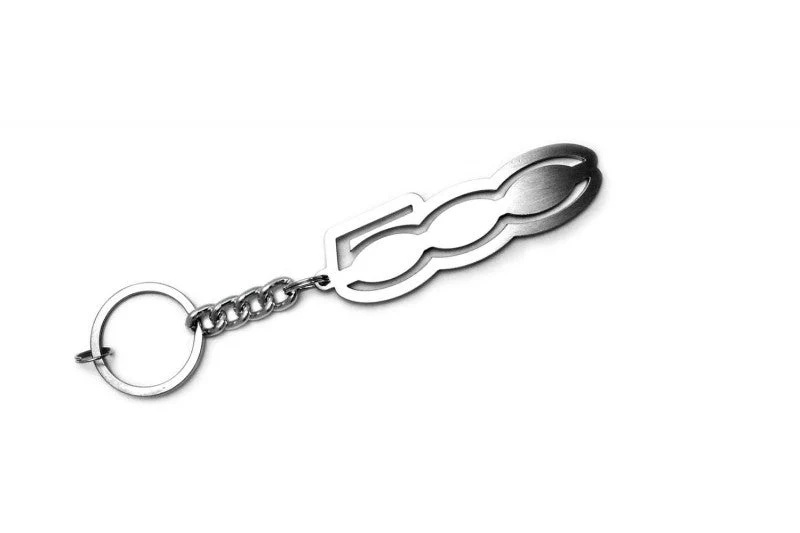 Car Keychain for Fiat 500 (type LOGO) - Image 4