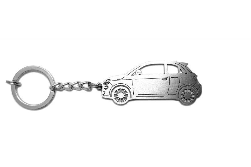 Car Keychain for Fiat 500L (type STEEL) - Image 3